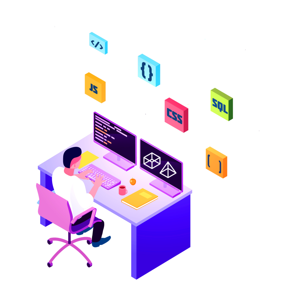 Imagem de pessoa programando